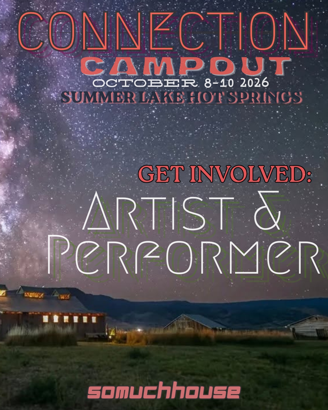 Get Involved: Artist & Performer at Connection Campout